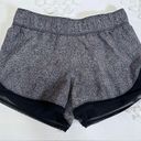 Lululemon Two With One Short Reversible 3" Black/Sea Spray Alpine White Dark - 8 Photo 9