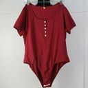 One Piece ladies burgundy  body blouse size XXL Photo 0