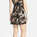 Dress the Population Nude And Black Lace Dress Photo 2