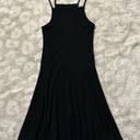 Brandy Melville Ribbed Tank Dress One Size Black Photo 2