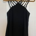 ANGL Black  strappy flowy tank top Photo 4