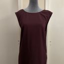 BB Dakota 🔷  Women's Burgundy Shift Dress Low Back Photo 2