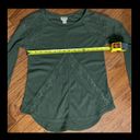 Mossimo Denim Mossimo olive green long sleeves blouse SP Photo 8