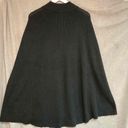 NWOT GILI Black Sweater Poncho Cape Womens Mock Neck Button Detail Size 2X Photo 5