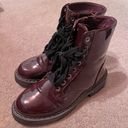 True Craft Women’s Faux Leather Combat Boots Photo 4