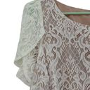 BB Dakota  size 10 ivory lace overlay dress new‎ with tags zip up rear Photo 2