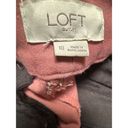 The Loft  Outlet Mauve Modern Roll Cuff Chino Cotton Spandex Blend Size 10 Photo 3