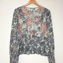 Anthropologie  Moira Ruffled Peplum Top Photo 0