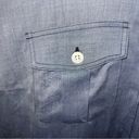 J.Crew  The Perfect Shirt Size 10 Blue 100% Cotton Work Office Western LS y2k Photo 1