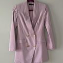 Pretty Little Thing  Blazer Dress Gold Button Purple Size 2 Photo 0