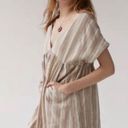 Urban Outfitters Serendipity Linen Babydoll Dress in Neutral Multi Size S Photo 5