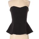 Forever 21 Strapless Black Dressy Shirt Photo 0