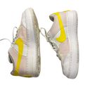 Nike Air Force 1s Shadow White Pink Yellow Photo 2