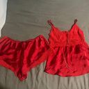 Victoria's Secret Satin Lace Cami & Short Set Photo 1