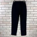 St. John  Signature High Rise Straight Leg Jeans in Black Size 2 Photo 3