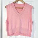 Vintage Barbie Pink Sweater Vest Sz M Size M Photo 0