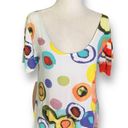 Jams World Jam’s World Hattie Dress Multicolor Abstract Print Short Sleeve Scoopneck Mini Photo 3