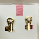 House of Harlow  1960 clip on earrings gold heart​ Photo 2