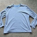 Orvis  Classic Women’s Crewneck Sweatshirt - Size L - Gray White Striped - GUC Photo 0