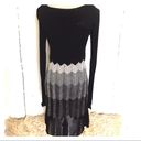 Laundry by Shelli Segal Laundry By Shelly Segal Metallic Chevron Dress Photo 1