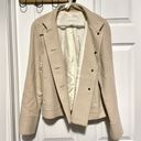 Banana Republic  Beige Wool Women’s Pea Coat Size Medium Top Tailored Buttons Photo 2