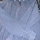 Quarter Zip Sweatshirt Blue Size XL Photo 0