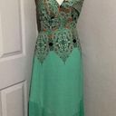 Maeve  Canyon Creek Mint Green Sleeveless Pleated Maxi Dress Photo 0