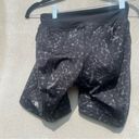 Lululemon  Pedal Pace Coal Black Print Bikers Short Star Crushed Photo 4