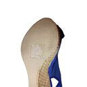 Apt. 9 Blue  Wedges High Heels Beach Coastal Vacation Party Photo 1