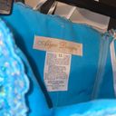 Strapless Blue Ball Gown/Prom Dress Size 2 Photo 4