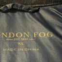 London Fog navy blue puffer coat with sweater sleeves XL Photo 6