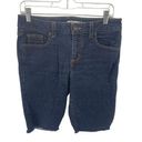 DKNY  Jeans Womens Jean Shorts Denim Cotton Stretch Bermuda Cutoff Blue Size 12R Photo 0