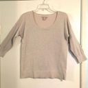 Banana Republic  holiday silver shimmer sweater M Photo 0