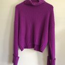 Nine West Purple Turtleneck Sweater Size M Photo 6