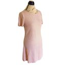 Trixxi  Dress Size Medium Pink Blush Textured Shift Party Evening Cocktail Mini Photo 4