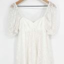 Amanda Uprichard NEW  Candia Babydoll Mini Dress Sugar Embroidery White Size XS Photo 2