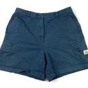 Ralph Lauren Vintage Lauren  High Waisted Shorts Womens‎ 12P Navy Blue Photo 0