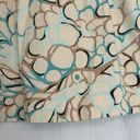 Lilly Pulitzer Bird Print Skirt Drop Waist Pleats Khaki and Blue Size 8 Photo 3