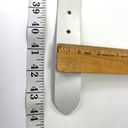 Gap  White Leather Large 44 Inches x 1 inch Belt A481 A481 Photo 6