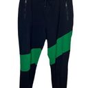 Ralph Lauren Lauren  Black Label navy and green joggers. Size: Large Photo 0