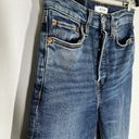 RE/DONE REDONE Sz 25 70s Ultra High Rise Stove Pipe Jeans Broken in Dark Photo 11