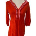 Boden USA Boden | Coral Pom Pom Beach Costal Grandma Preppy Dress Size 6 Petite  Photo 2