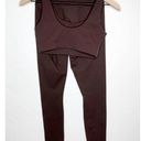 Everlane  The Perform Sports Bra and High Rise Legging Matching Set Brown Size XS Photo 4