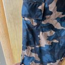 Zyia  Delancey Cargo Camo Camouflage Green Black Jogger Pant Photo 1