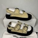 Isabel Marant  Suede eyelet embellished Sandals neutral casual classic style Photo 1