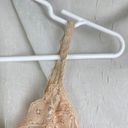 Forever 21 💕 Nude Beige Sheer Scalloped Lace Bralette Stretchy  Size Small Photo 10