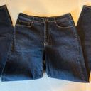 Pilcro  Anthropology split straight jeans size 32 dark wash Photo 0