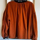 Treasure & Bond Velvet Trim Blouse Plus Size New Photo 4