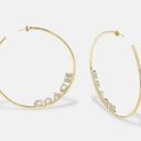 Coach  large hoop earrings Photo 1