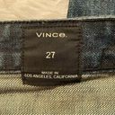 Vince  Selvedge Boyfriend Slouch Union Cuffed Jeans in Blue Size 27 Photo 5